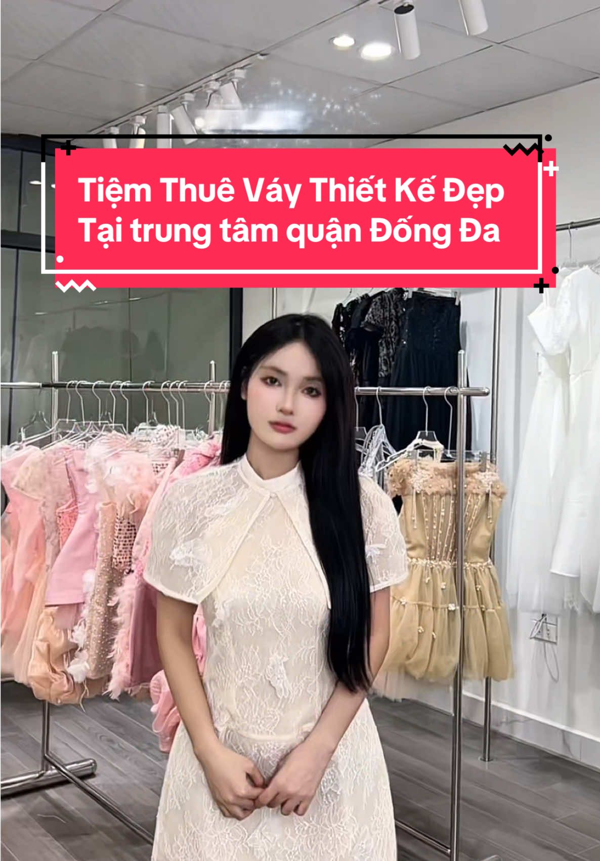 Tiệm cho thuê váy thiết kế đẹp tại trung tâm quận Đống Đa