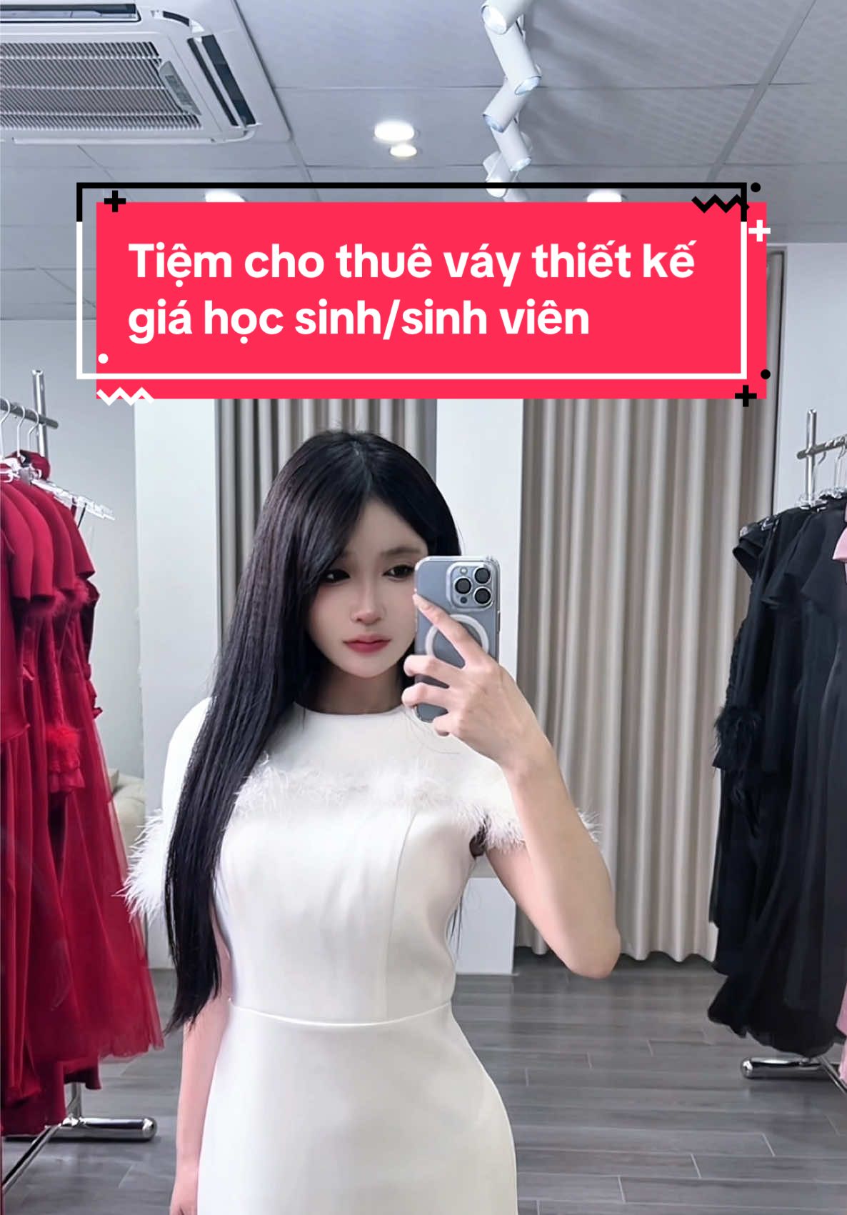 Tiệm cho thuê váy thiết kế giá học sinh, sinh viên