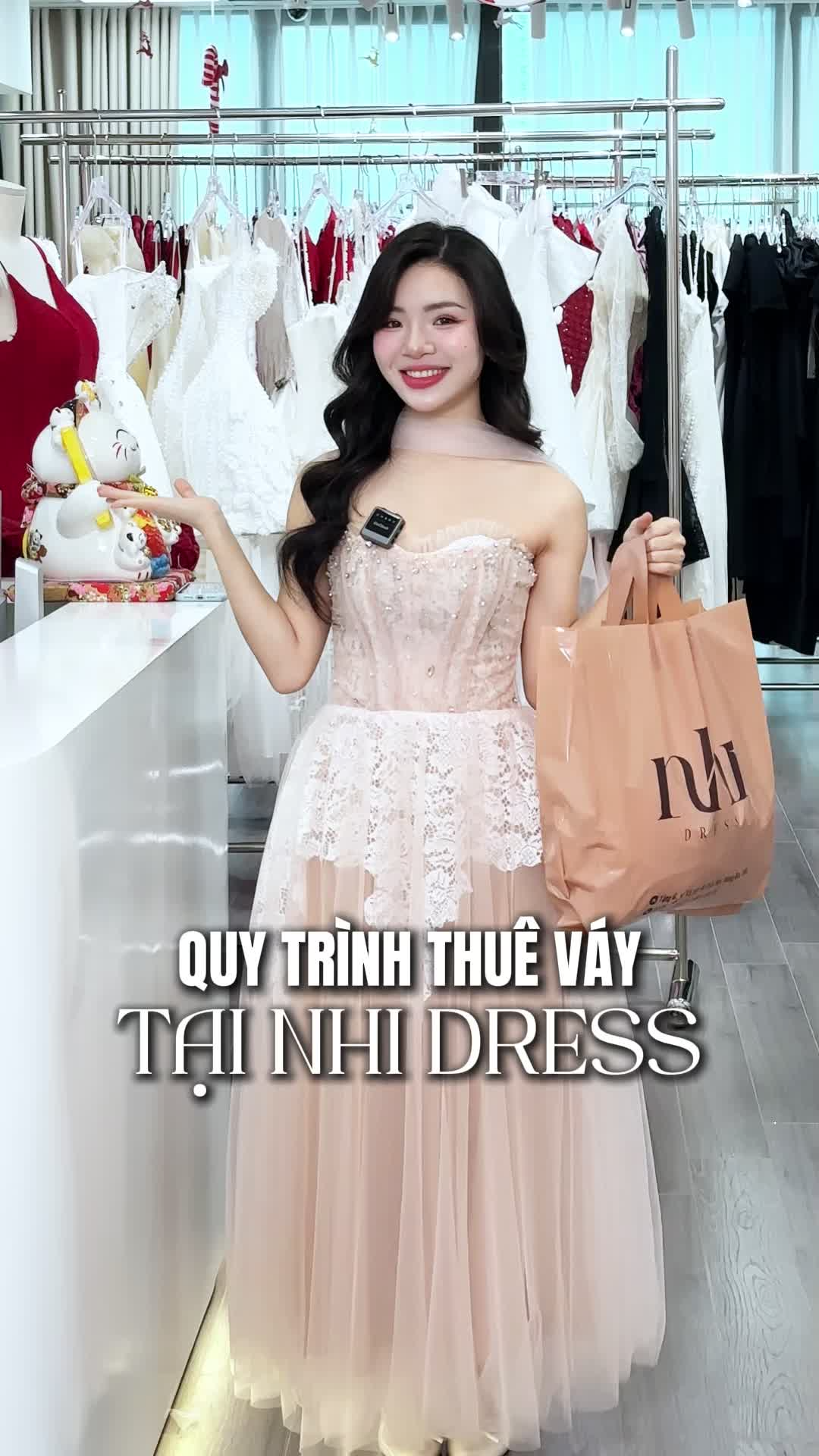 Quy trình thuê váy tại Nhi Dress sẽ như thế nào?