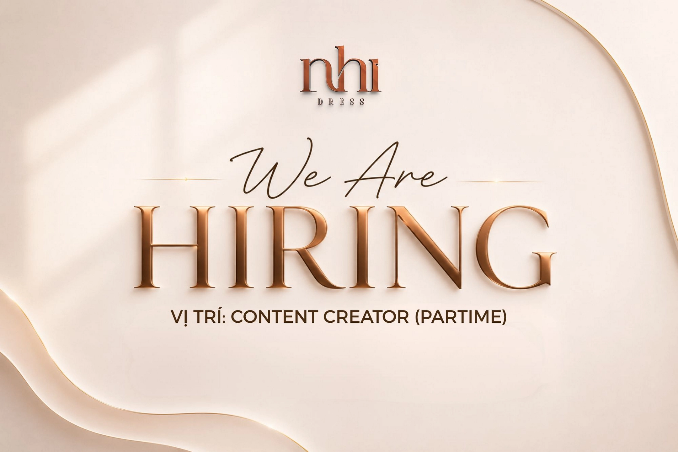Nhi Dress Tuyển dụng Content Creator Partime tại Hà Nội