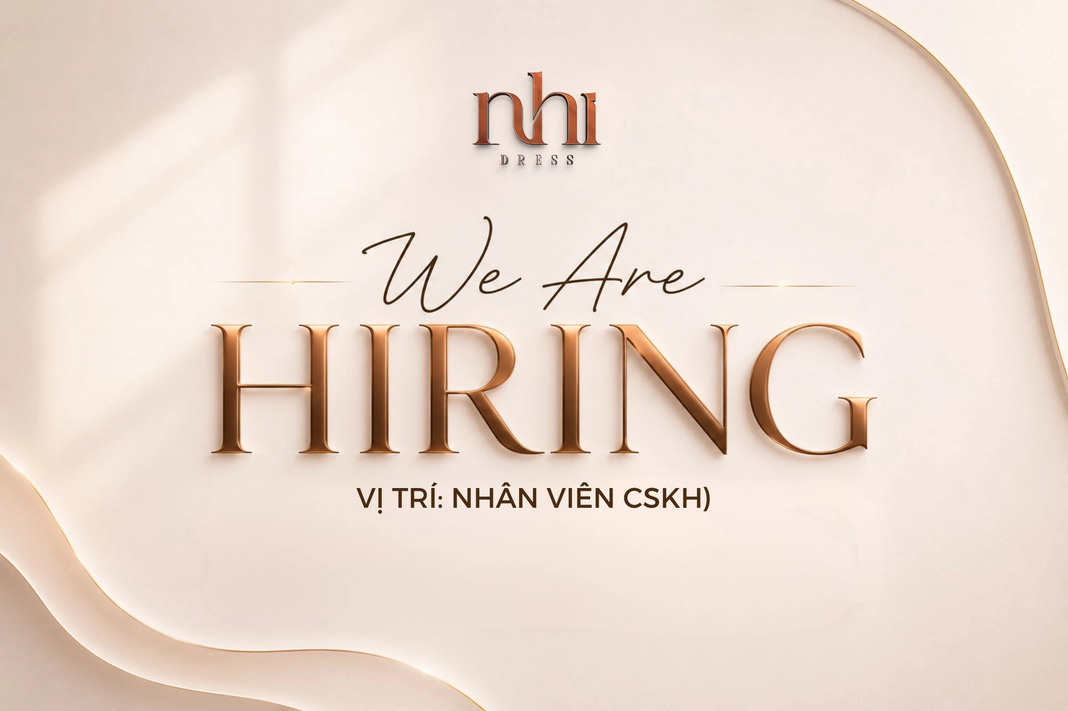 TUYỂN DỤNG NHÂN VIÊN CHĂM SÓC KHÁCH HÀNG